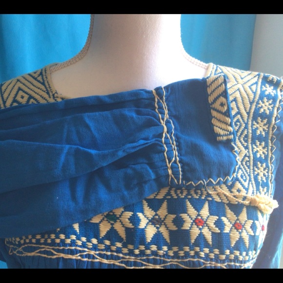 Mexican Handmade, Hand Embroidered Peasant tops - Picture 6 of 7